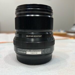 Fujifilm XF50mmF2 R WR Lens - Sleek Black